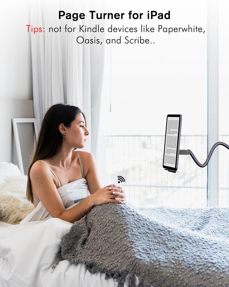 INNCNN Remote Scrolling Ring for TikTok, Bluetooth Page Turner for iPad iPhone, Scroller Remote for TIK Tok, Camera Shutter Remote Control for iOS, Android - Pink - Image 3